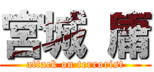 宮城 庸 (attack on terrorist)