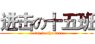 进击の十五班 (a cat in the tree)