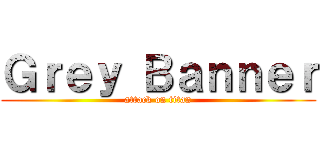 Ｇｒｅｙ Ｂａｎｎｅｒ (attack on titan)