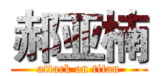 郝亚楠 (attack on titan)