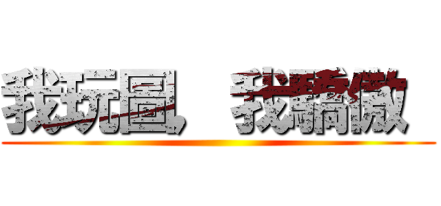 我玩圖，我驕傲  ()