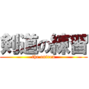 剣道の練習 (the oniren)