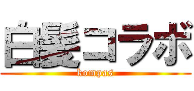 白髪コラボ (kompas)