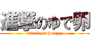 進撃のゆで卵 (attack on hotegg)