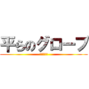 平らのグローブ (持っていく)