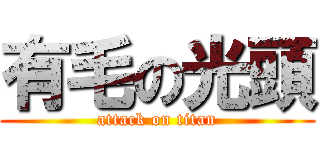 有毛の光頭 (attack on titan)