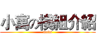 小寓の模組介紹 (mods)