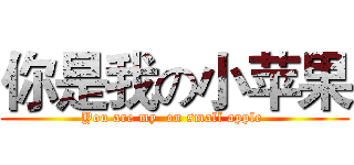 你是我の小苹果 (You are my  on small apple )