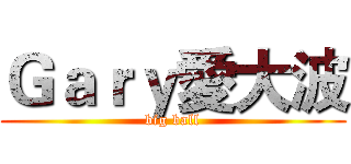 Ｇａｒｙ愛大波 (big ball)