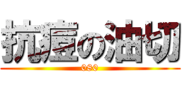 抗痘の油切 (080)