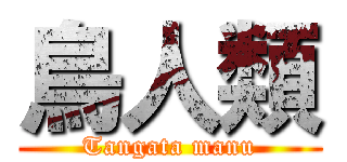 鳥人類 (Tangata manu)