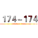 １７４－１７４ (attack on titan)