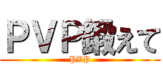 ＰＶＰ鍛えて (PVP)