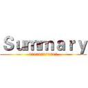 Ｓｕｍｍａｒｙ (878787878787)
