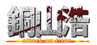 銅山浩 (attack on titan)