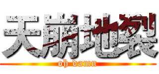 天崩地裂 (oh damn)