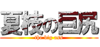 夏枝の巨尻 (the big ass)