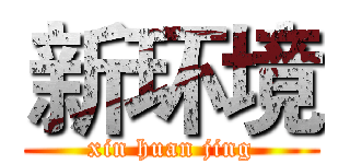 新环境 (xin huan jing)