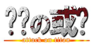 进击の或酱 (attack on titan)