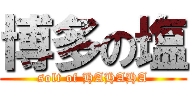 博多の塩 (solt of HAHAHA)