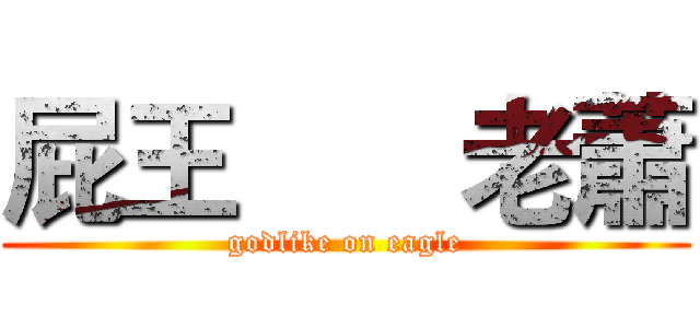 屁王       老蕭 (godlike on eagle)