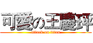 可愛の王慶玶 (attack on titan)