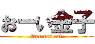 おーい金子 (free sex cat)