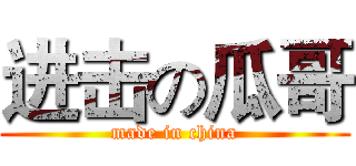 进击の瓜哥 (made in china)