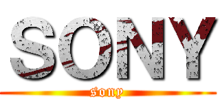 ＳＯＮＹ (sony)