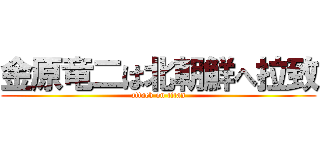 金原竜二は北朝鮮へ拉致 (attack on titan)