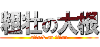 粗壮の大根 (attack on titan)