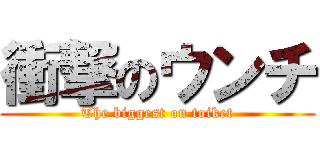 衝撃のウンチ (The biggest on toiket)