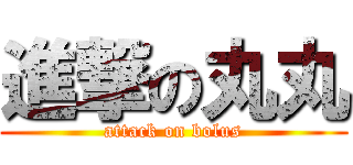 進撃の丸丸 (attack on bolus)