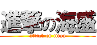 進撃の海盛 (attack on titan)