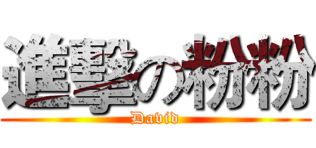 進擊の粉粉 (David)