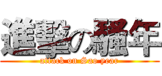 進擊の騷年 (attack on Sao year)