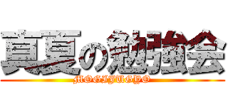 真夏の勉強会 (MOGIJUGYO)