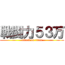 戦闘力５３万 (attack on titan)