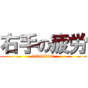 右手の疲労 (tekudiitai)