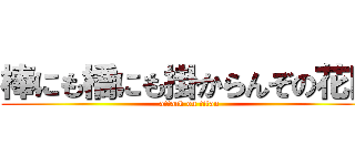 棒にも橋にも掛からんぞの花田 (attack on titan)