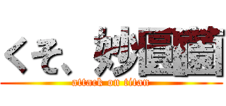 くそ、妙圓薗 (attack on titan)