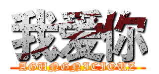 我爱你 (AGUNGNICIOUZ)
