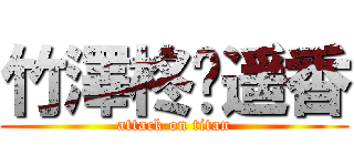 竹澤柊♥遥香 (attack on titan)