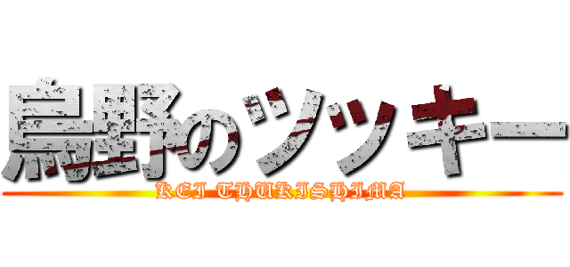 烏野のツッキー (KEI THUKISHIMA)