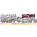 新鮮な巨乳 (flesh on boob)