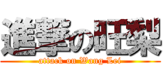 進撃の旺梨 (attack on Wang Lei)
