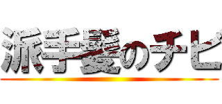 派手髪のチビ (  )