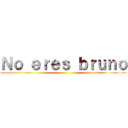 Ｎｏ ｅｒｅｓ ｂｒｕｎｏ ()