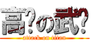 高瘦の武璁 (attack on titan)