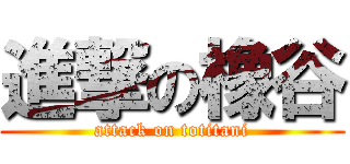 進撃の橡谷 (attack on totitani)